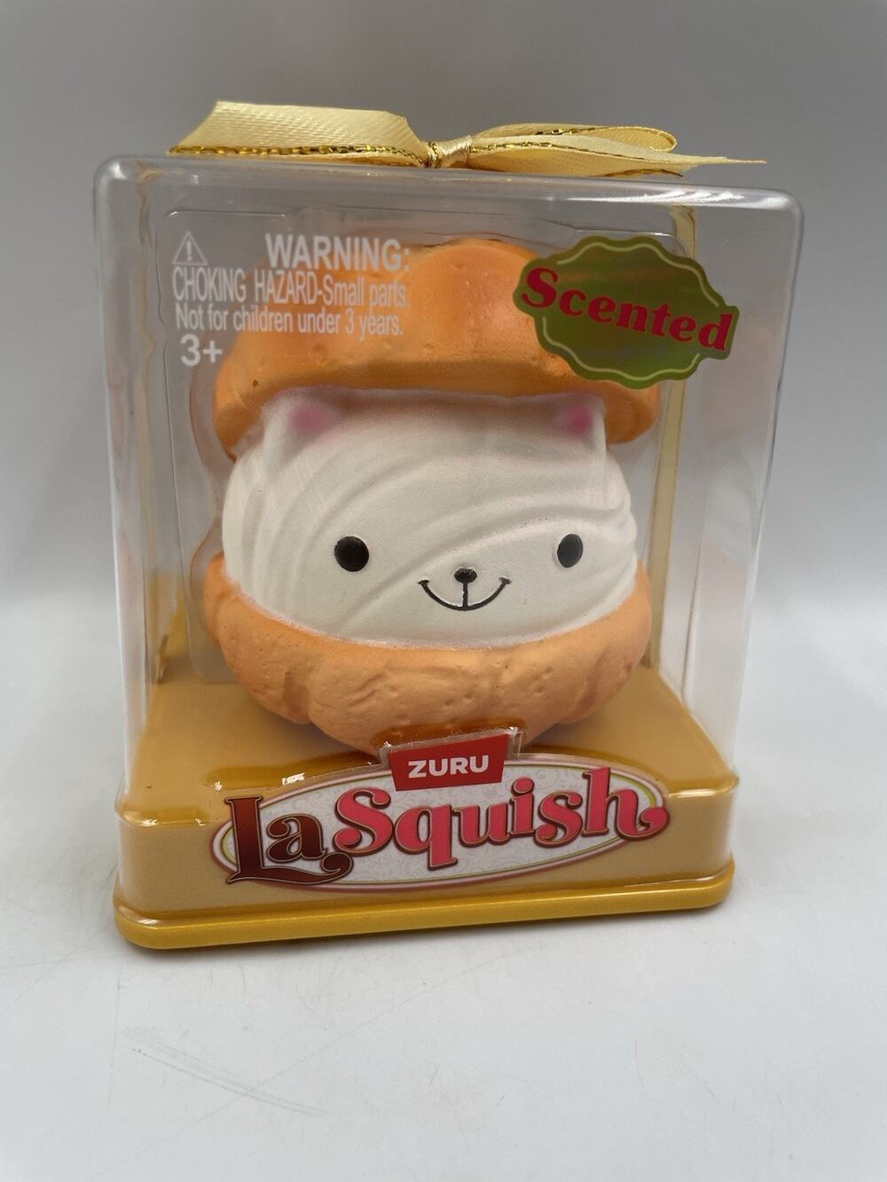ZURU La Squish LaSquish KITTY LA CREME Squishy Bakery Scented Squeeze Toy New